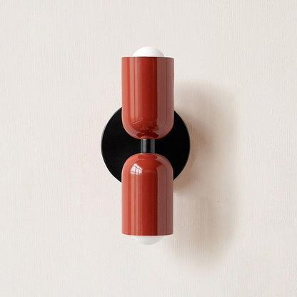 Farbe Wabi Duo minimalistisk moderne LED-væglampe med to hoveder