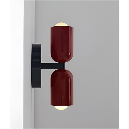 Farbe Wabi Duo minimalistisk moderne LED-væglampe med to hoveder