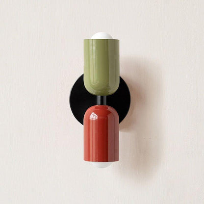 Farbe Wabi Duo minimalistisk moderne LED-væglampe med to hoveder