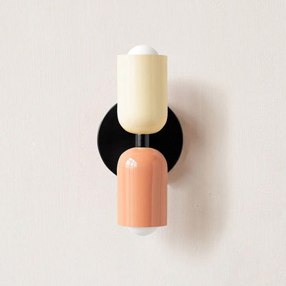 Farbe Wabi Duo minimalistisk moderne LED-væglampe med to hoveder