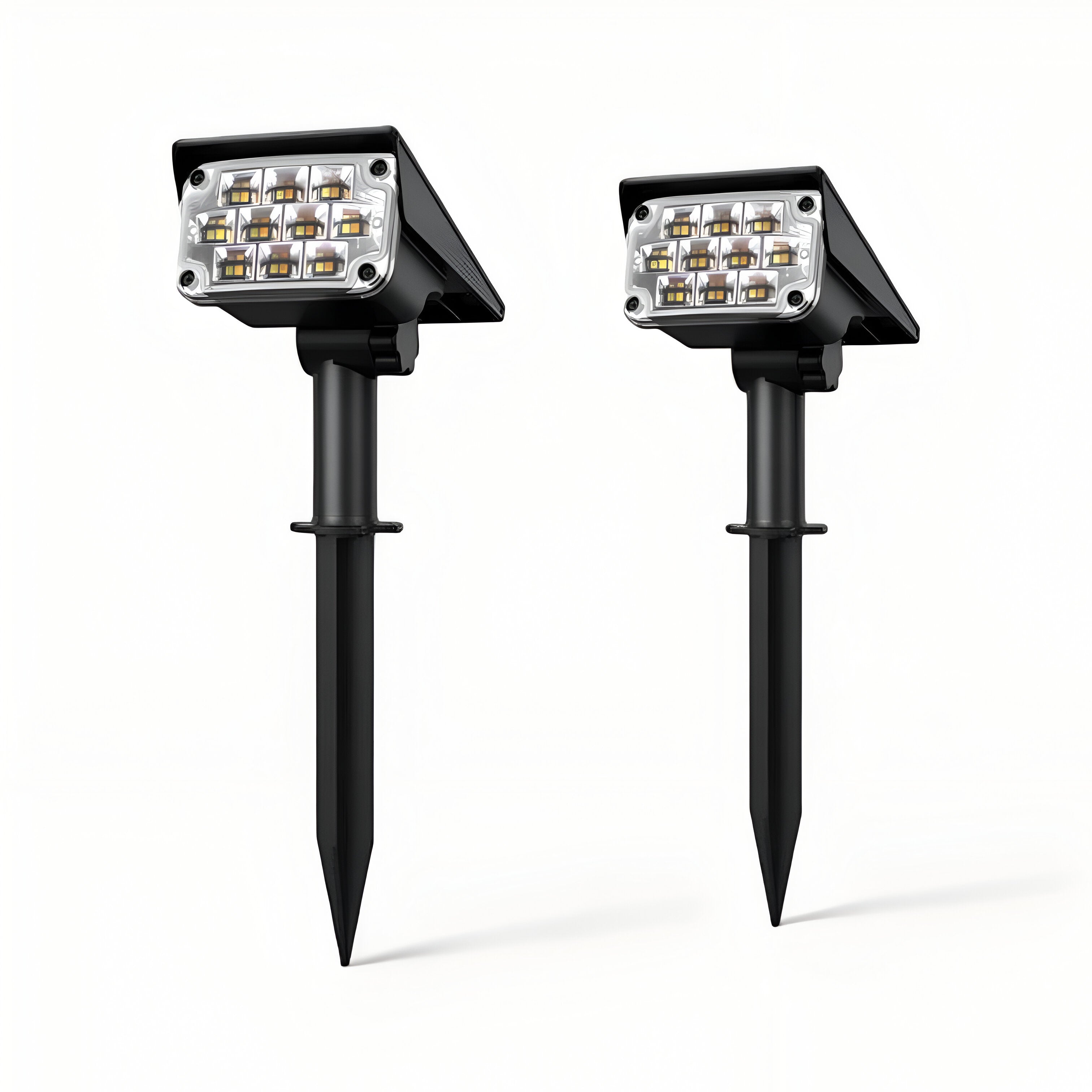 Elegant Solar LED Spotlights for Gardens - Wireless & Waterproof