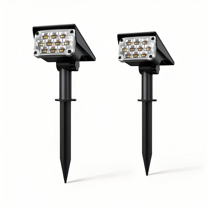 Elegant Solar LED Spotlights for Gardens - Wireless & Waterproof