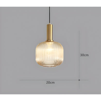 Sivren Vintage Glass Pendant Lamp - Timeless Elegance