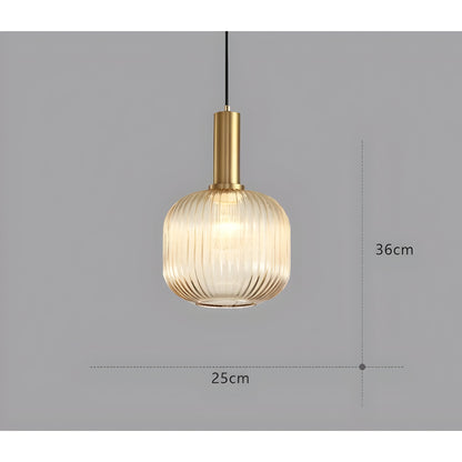 Sivren Vintage Glass Pendant Lamp - Timeless Elegance