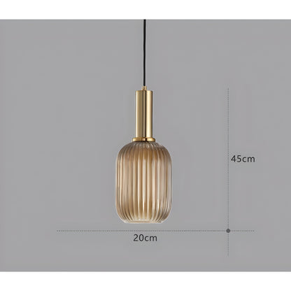 Sivren Vintage Glass Pendant Lamp - Timeless Elegance
