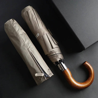 Automatisk regnparaply – stor foldeparaply i professionelt design