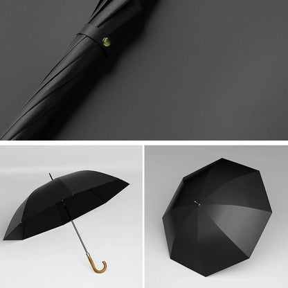 Professionel paraply i sort farve