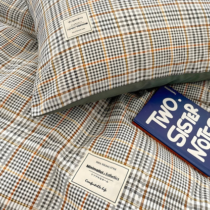DreamPlaid Sengesæt – Nordisk Ternet Sengetøj i Bomuld