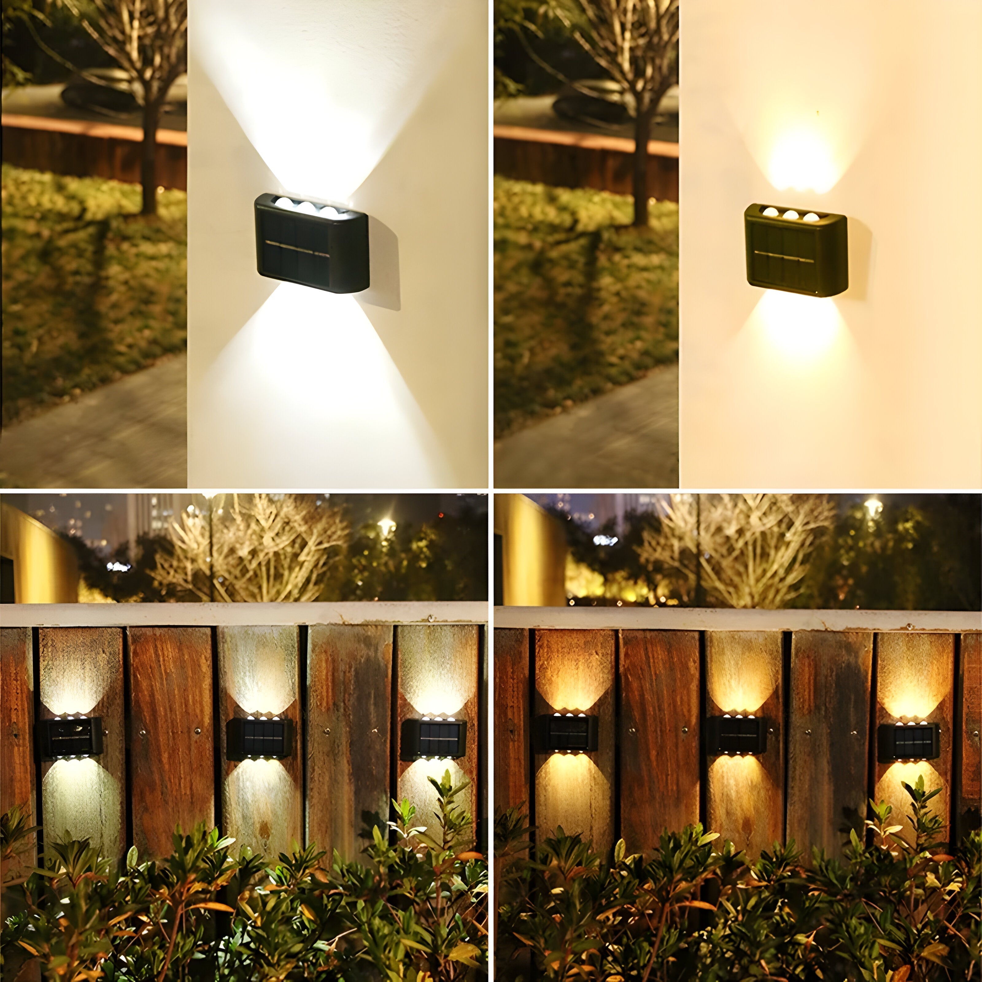 Elegant Solar LED Wall Light - Energy Efficient & Weatherproof  **Product Title:** Premium Hekkbo Waterproof Solar LED Wall Light – Stylish Energy-Efficient Outdoor Illumination