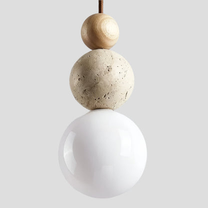 Hikari Wabi-Sabi Pendant Lamp – Elegant Natural Illumination