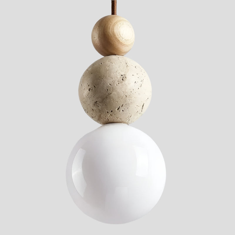 Hikari Wabi-Sabi Pendant Lamp – Elegant Natural Illumination