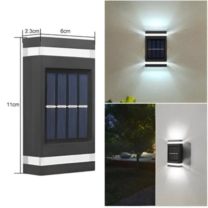 Elegant Solar Wall Light - Eco-Friendly & Waterproof