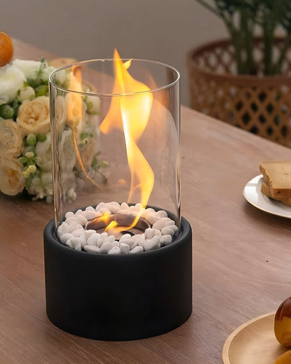 NordFlamme Table Fireplace – Elegant Bioethanol Ambiance
