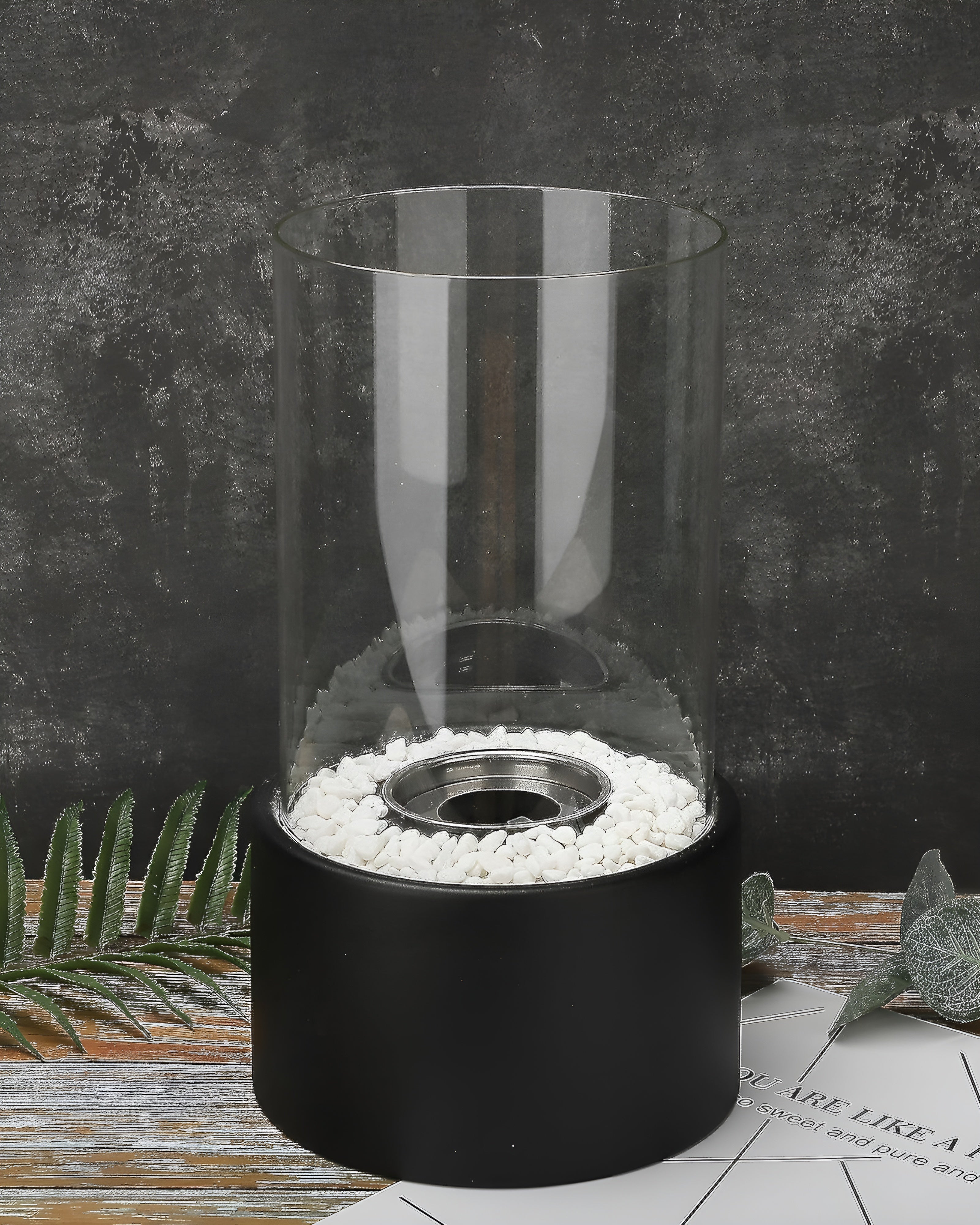 NordFlamme Table Fireplace – Elegant Bioethanol Ambiance