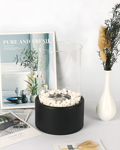 NordFlamme Table Fireplace – Elegant Bioethanol Ambiance