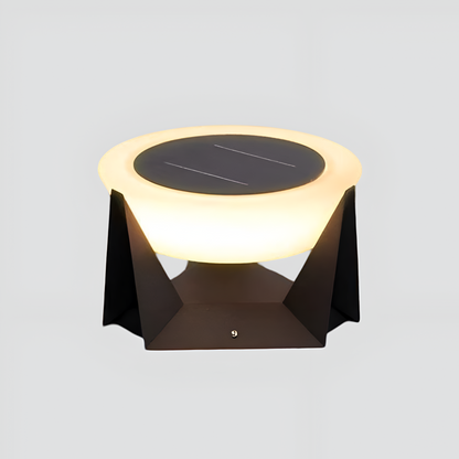 Elegant Solar-Powered Japanese Garden Lamp