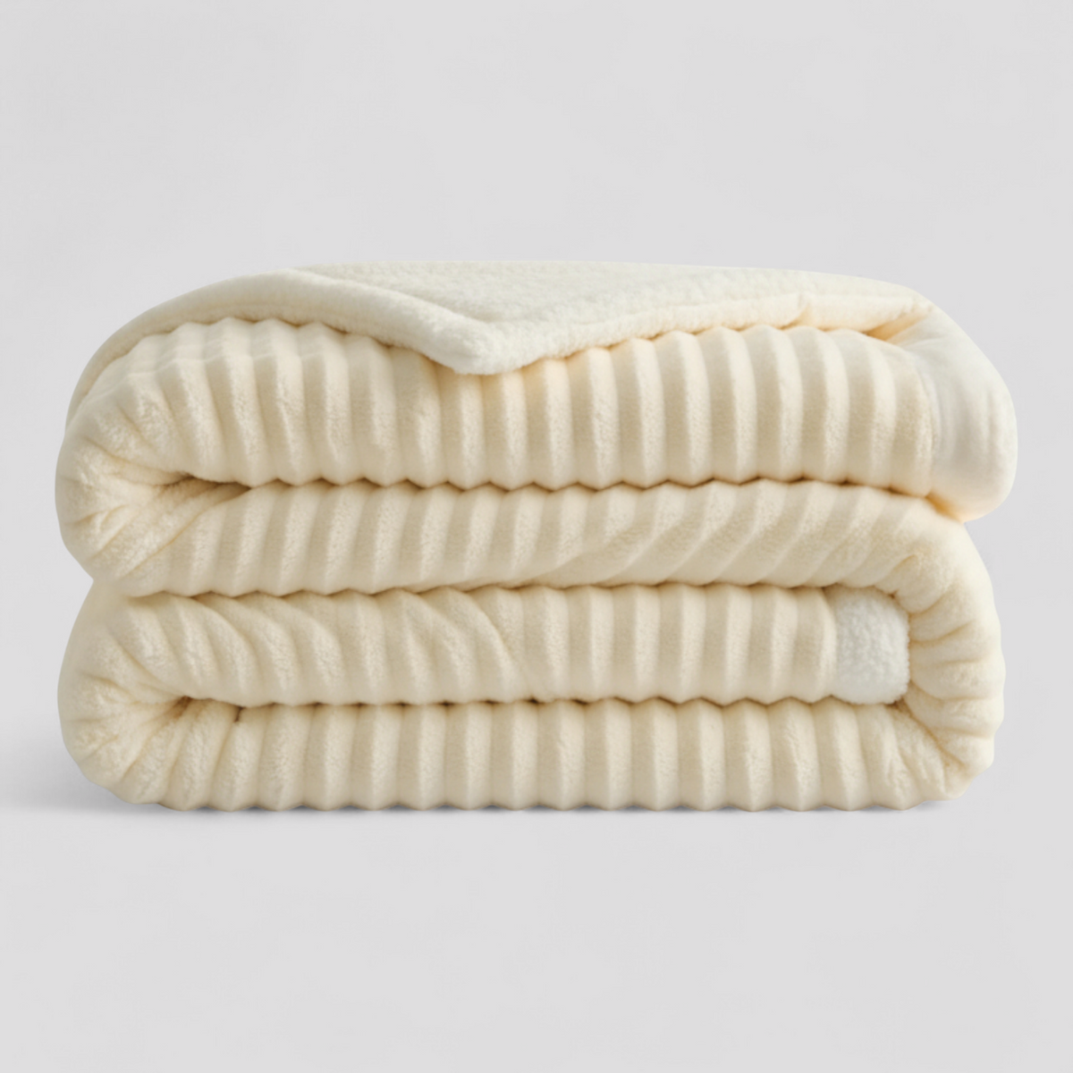 Blødt fleece tæppe i gul farve til sofa og hverdagshygge
