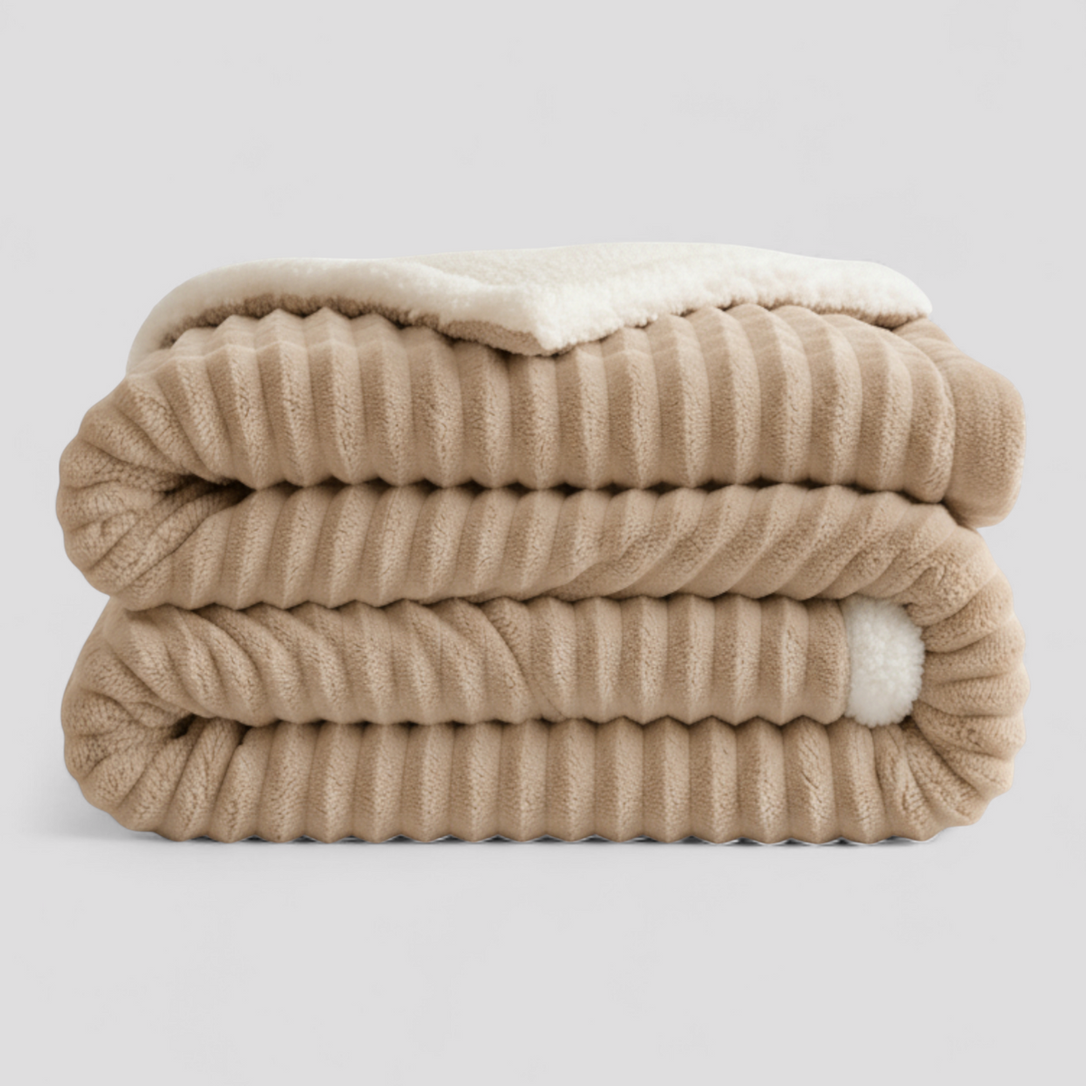 Gult fleece tæppe – perfekt til kolde aftener derhjemme