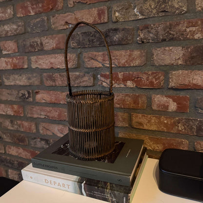 Rustik Bambuslampe – Naturligt Lys til Stue, Terrasse og Borddekoration - Lioren