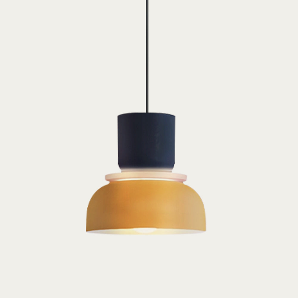 Skandinavisk pendellampe – nærbillede af materiale og overflade