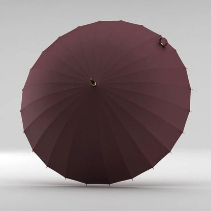 Stor paraply med klassisk design til by og rejse