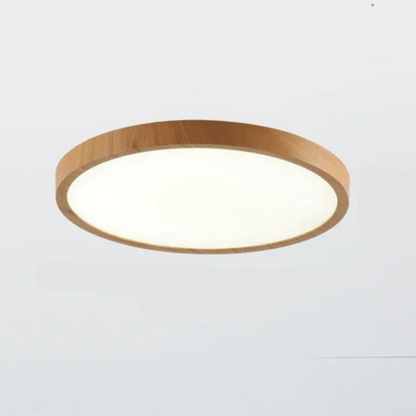 Detalje af monteringssystem til rund loftlampe