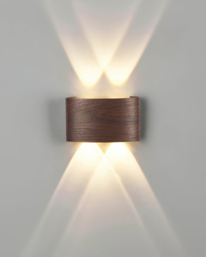 LED væglampe set forfra – 4-lys variant