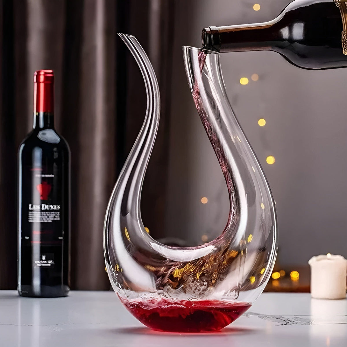 Vinkaraffel i blyfrit glas, 1500 ml – velegnet som gave til vinkendere
